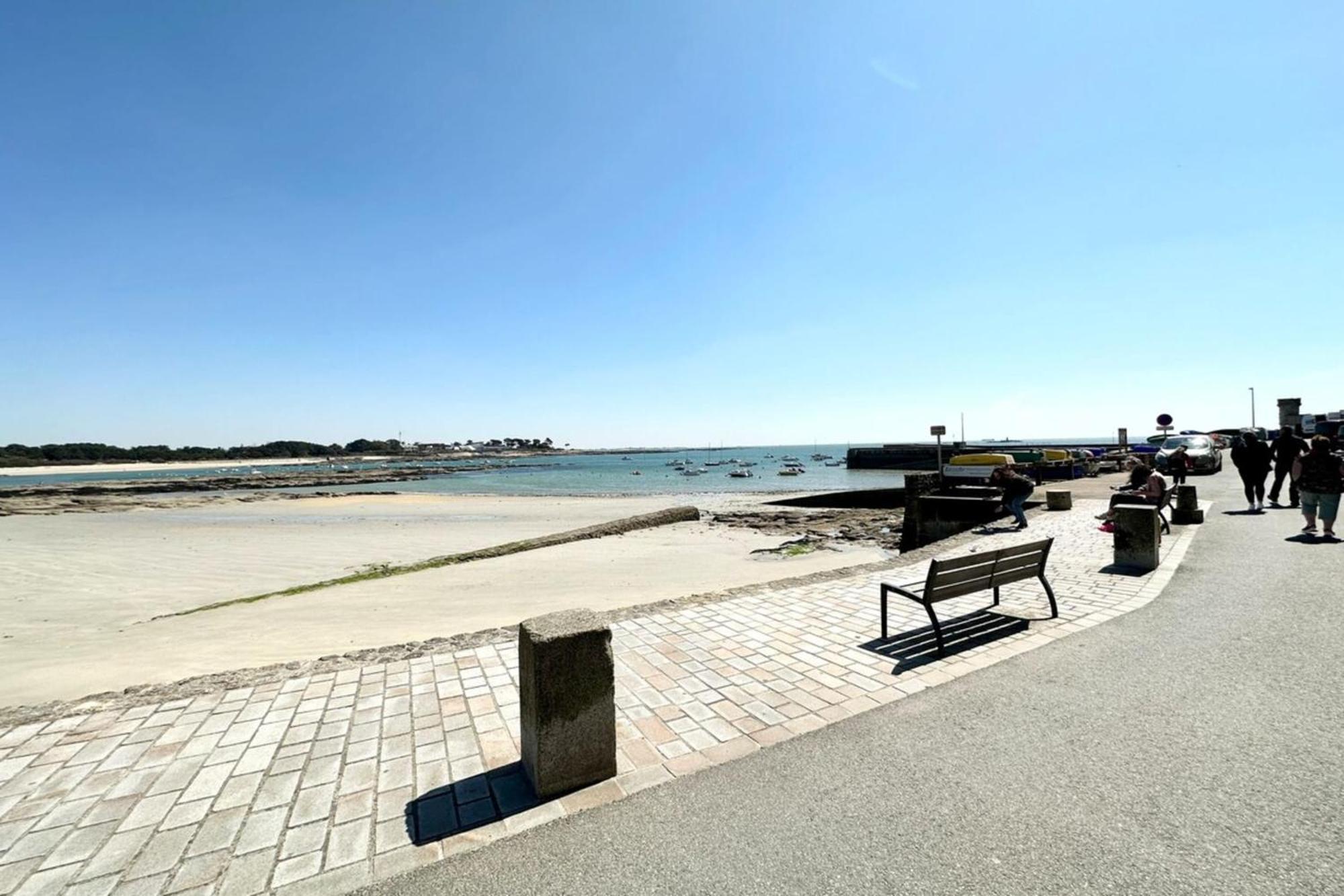 Maison De Pecheur Atypique Les Pieds Dans L'Eau Ploemeur Exterior foto