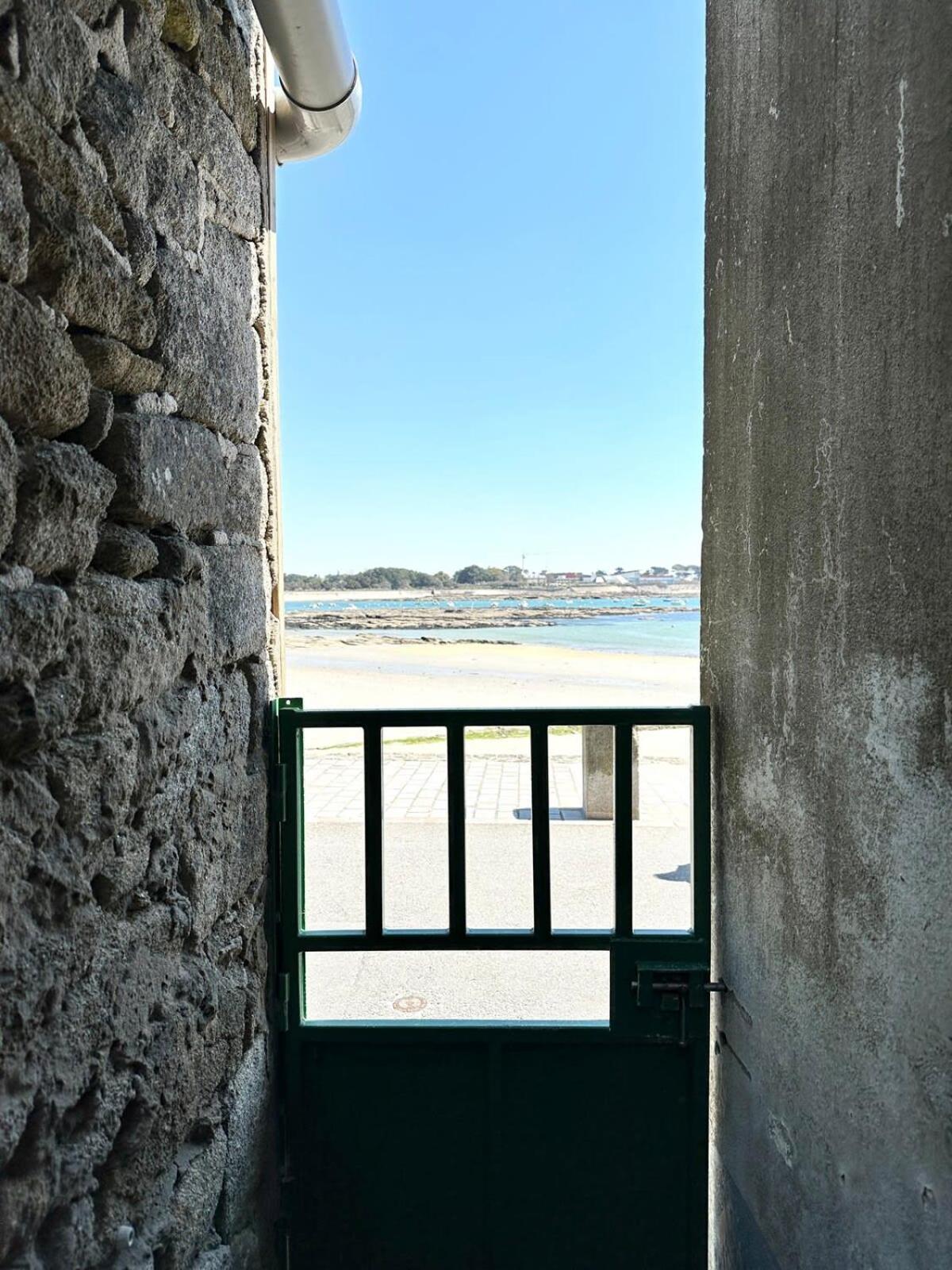 Maison De Pecheur Atypique Les Pieds Dans L'Eau Ploemeur Exterior foto
